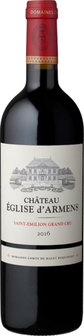 Bouteille Château L'Église d'Armens 2016