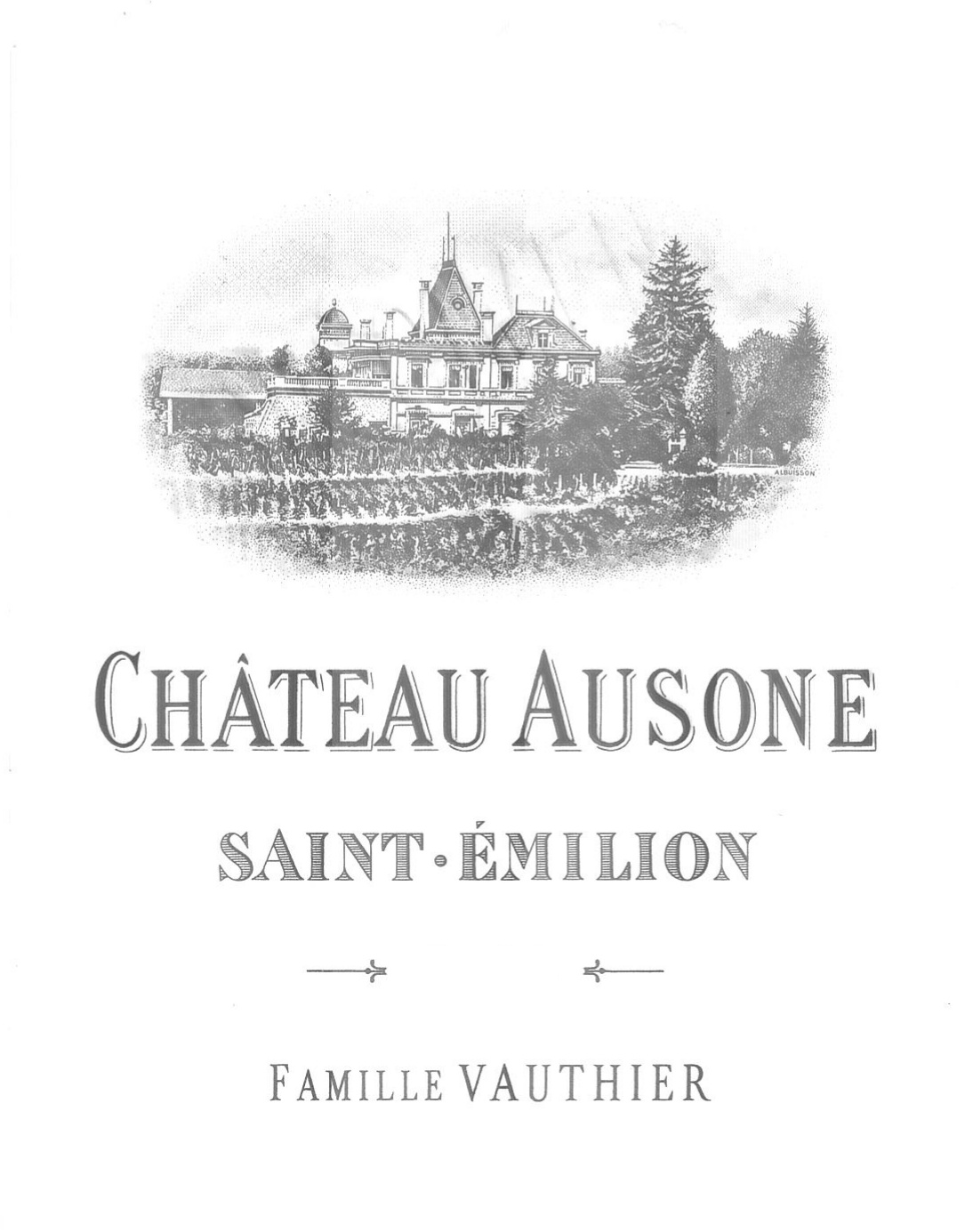 Étiquette Château Ausone 2011
