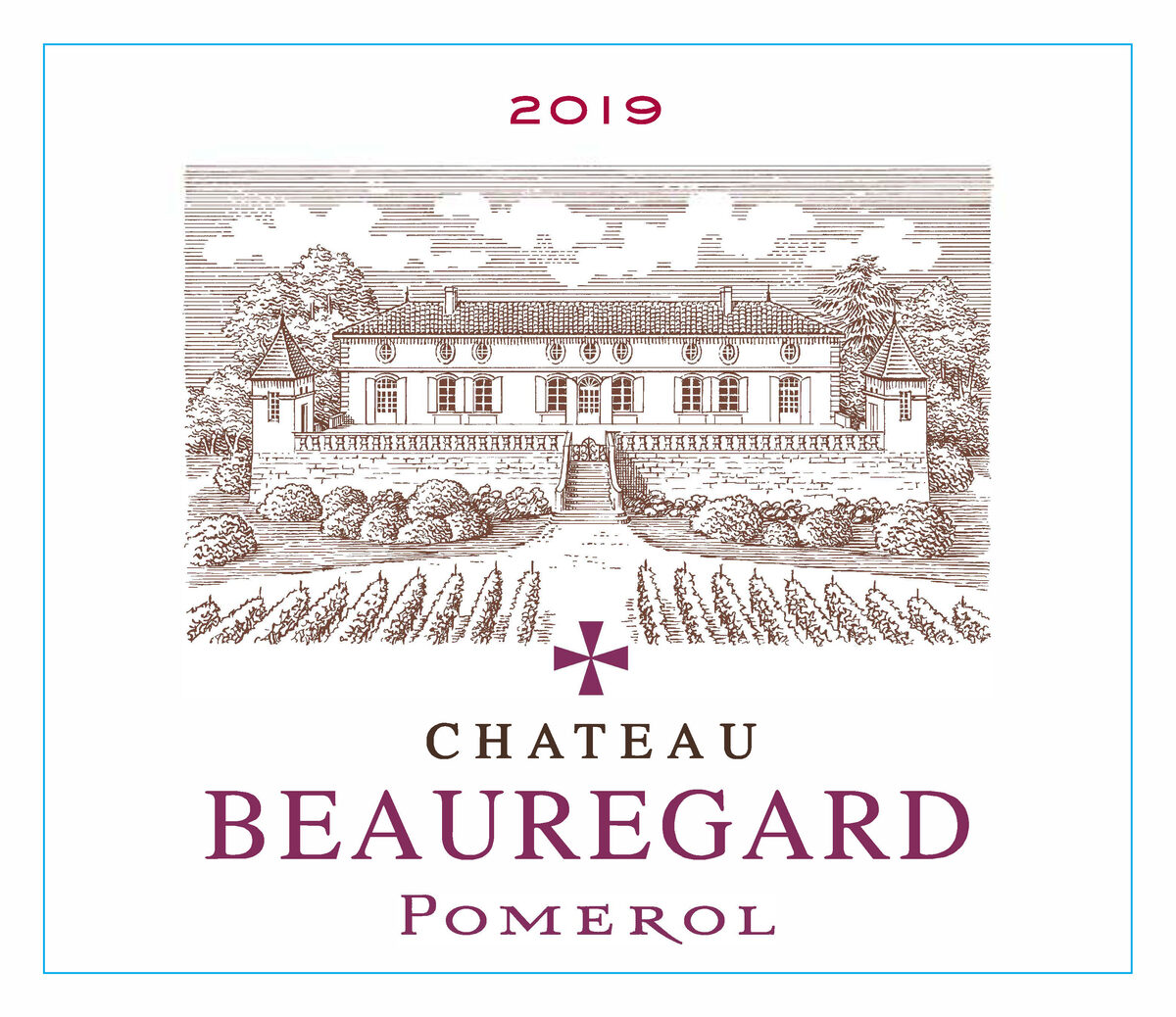 Étiquette Château Beauregard 2019