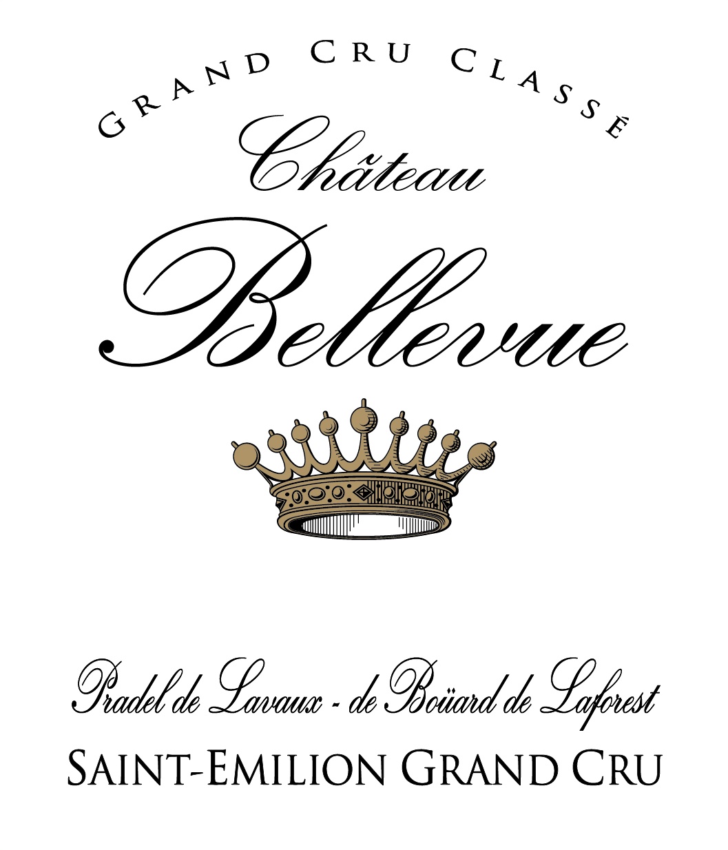 Étiquette Château Bellevue 2020