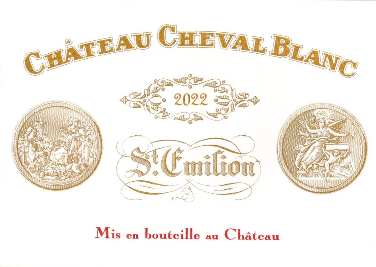 Étiquette Château Cheval Blanc 2022