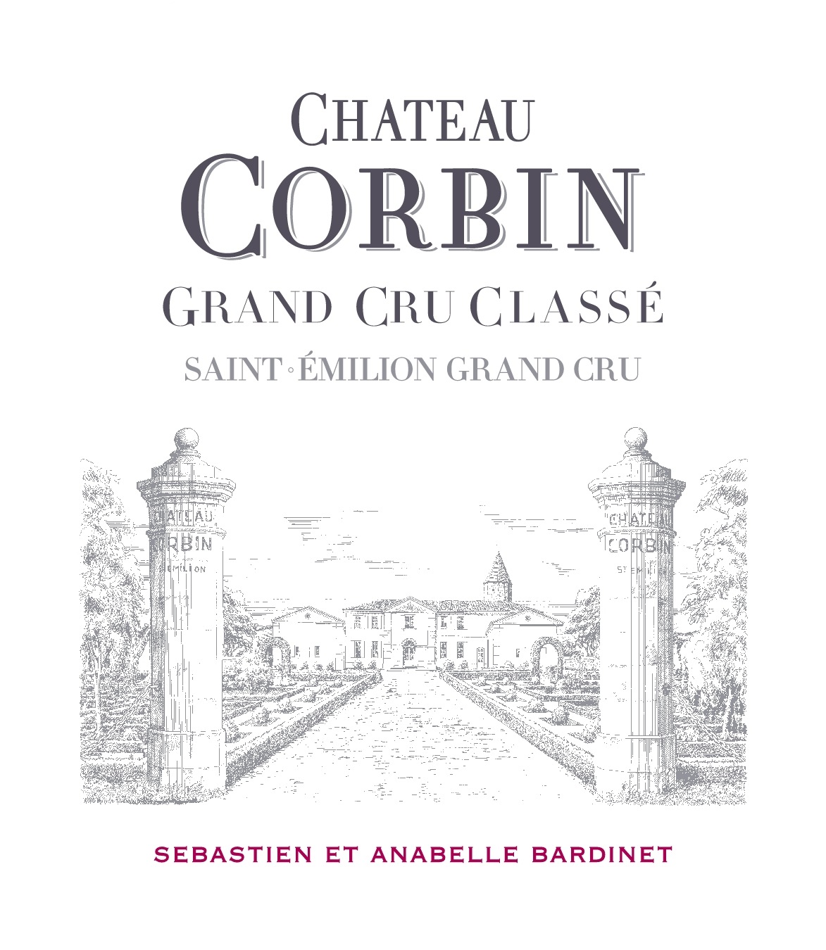 Étiquette Château Corbin 2010