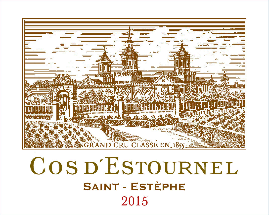 Étiquette Château Cos d'Estournel 2015