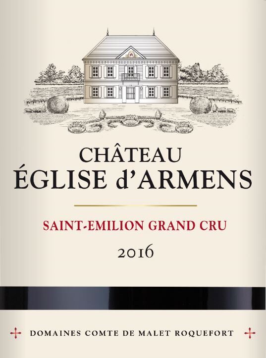 Étiquette Château L'Église d'Armens 2016