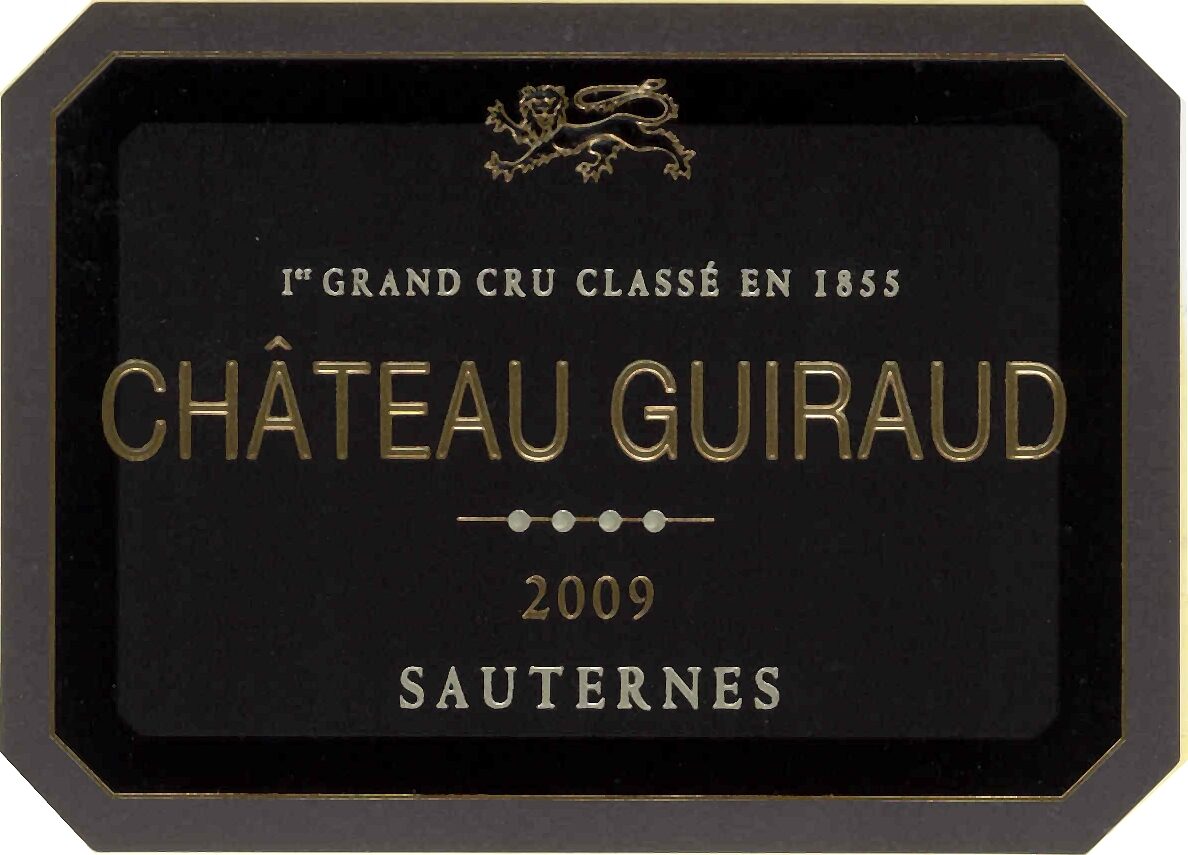 Étiquette Château Guiraud 2009