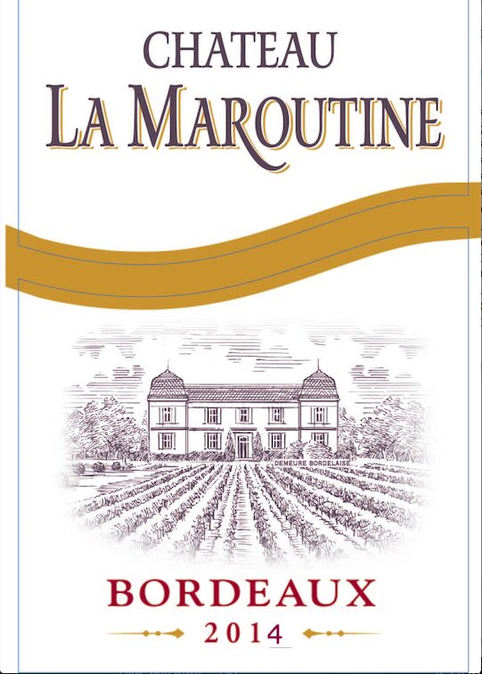 Étiquette Château La Maroutine 2014
