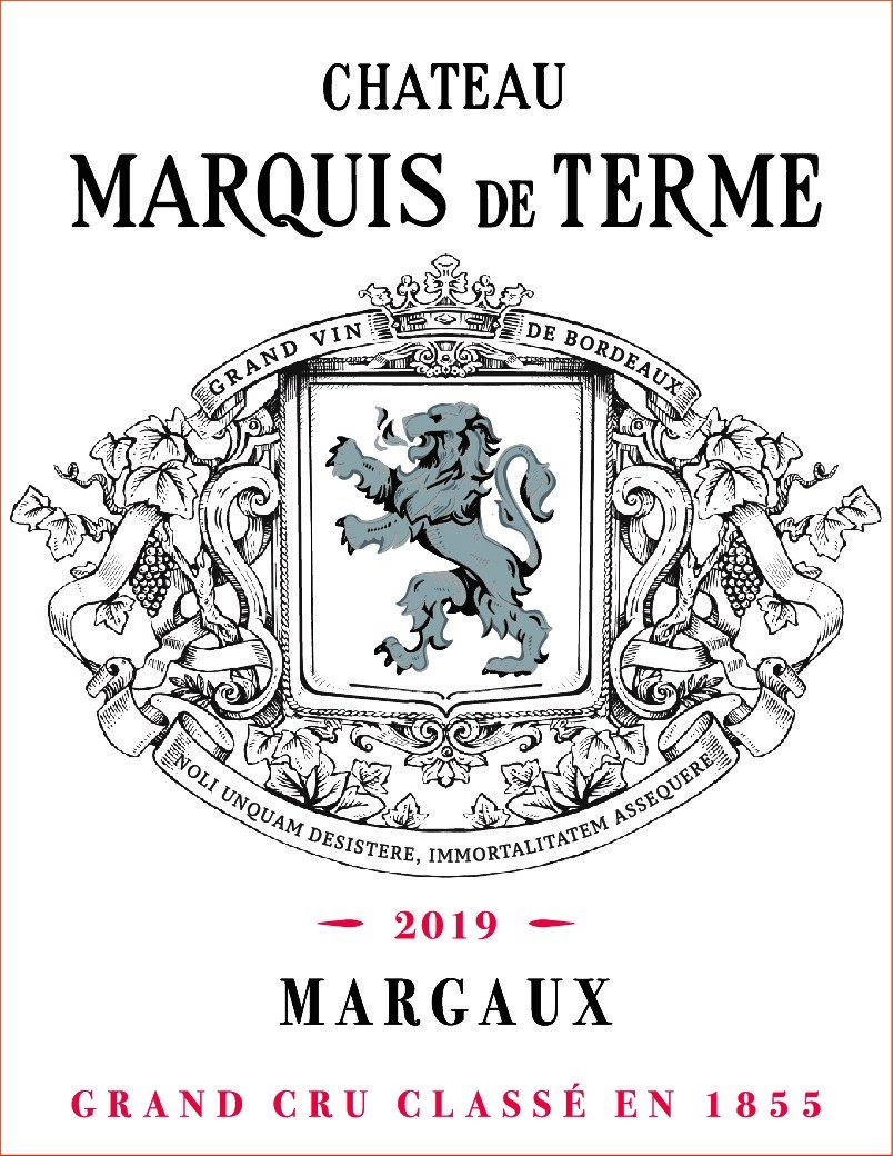Label Château Marquis de Terme 2019