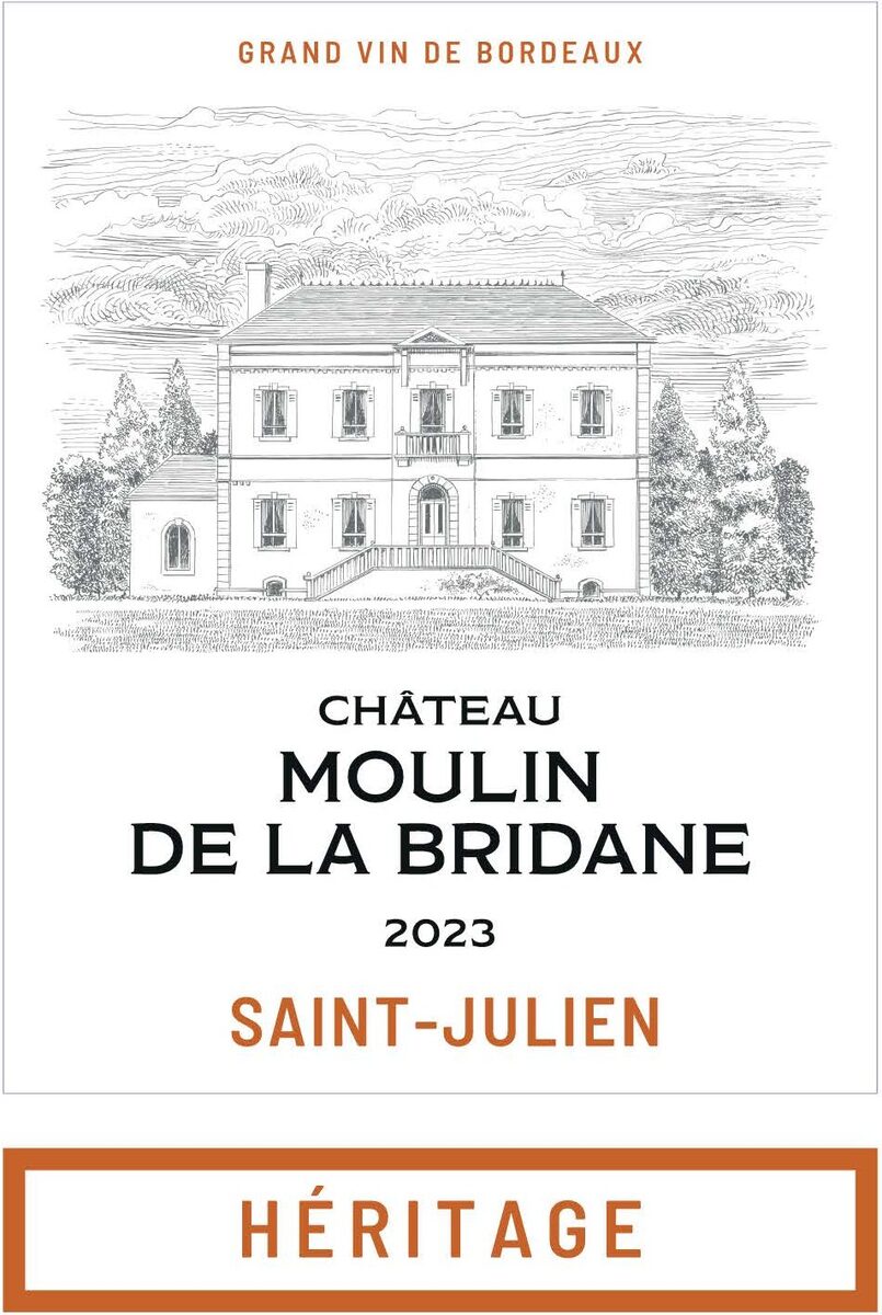 Étiquette Château Moulin de la Bridane 2023