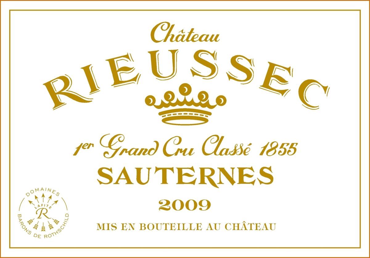 Étiquette Château Rieussec 2009