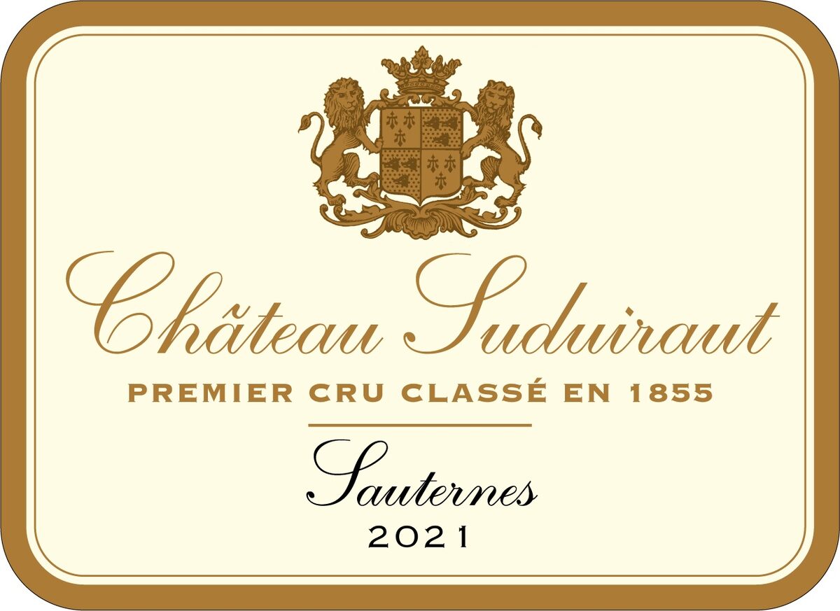 Label Château Suduiraut 2021