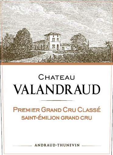 Étiquette Château Valandraud 2016